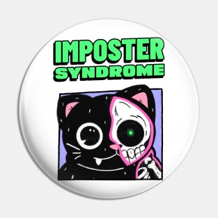 funny imposter syndrome cat Pin