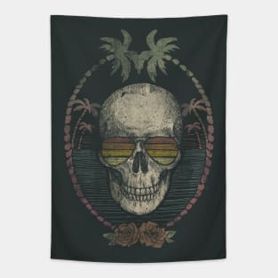 Palm Skull Tapestry