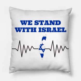 Patriotic Jewish, We Stand With Israel Pillow