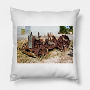 Rusty Tractor Pillow