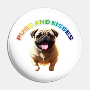 Just Pugs and Kisses 7 Pin