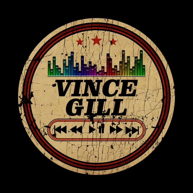 Graphic Vince Name Retro Distressed Cassette Tape Vintage by On Dragon Wings Studios