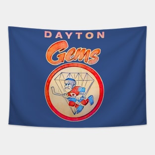 Dayton Gems Hockey Tapestry