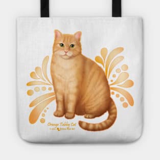 Orange Tabby Cat Tote