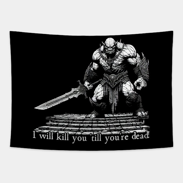 Orc Tapestry by OddlyNoir