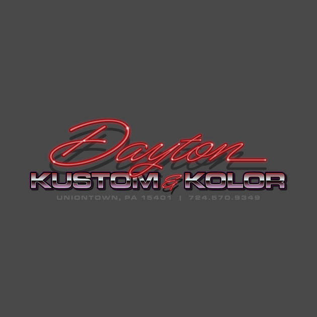 Dayton LC/BACK Kustom Color T-Shirt by Bernies Motor Graphix