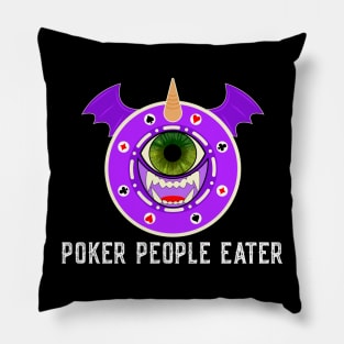 Poker People Eater Pillow