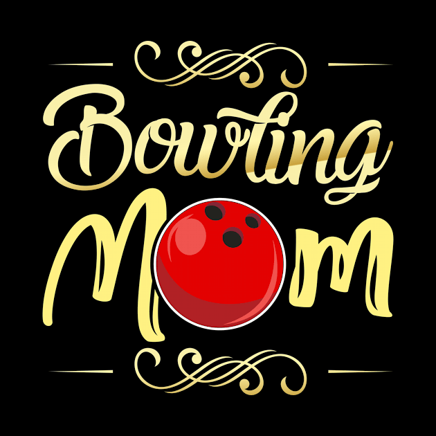 Bowling Mom by Tee__Dot