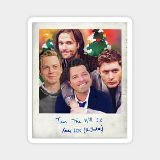Happy Holidays, Team Free Will 2.0 (wall art) Magnet