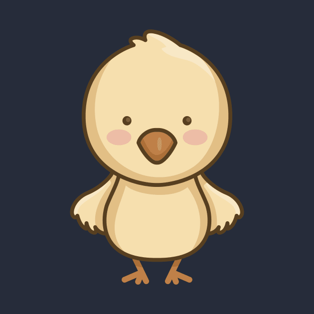 Cute Baby Chick Cartoon by SLAG_Creative