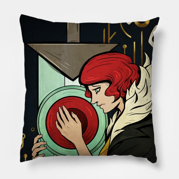 Transistor Pillow by spectredraws