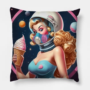 Space Sweets and Stellar Pin-Ups Pillow