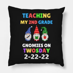 Teaching My 2nd Grade Gnomies on Twosday Pillow