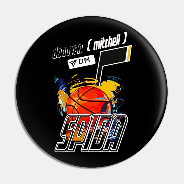 Spida Donovan Mitchell Pin by GLStyleDesigns