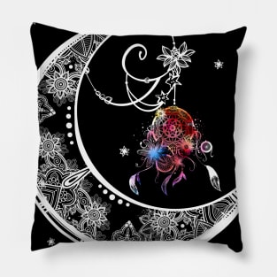 Stay Wild Moon Child Dreamcatcher Pillow