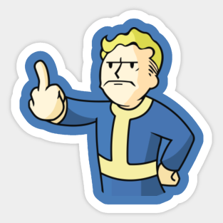 Original Fallout Stickers Teepublic