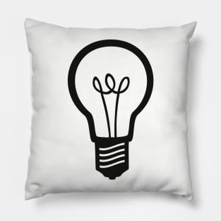 Simple Light Bulb Pillow