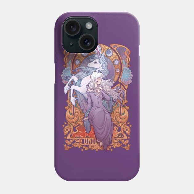 Lady Amalthea - The Last Unicorn Phone Case by Medusa Dollmaker