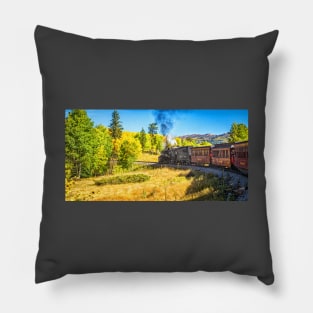 Cumbres and Toltec Narrow Gauge Railroad Route Pillow