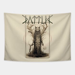 Kattlik catlike shaman Tapestry