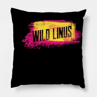 Wild Linus Brand Logo Pillow