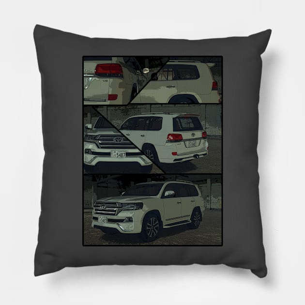 Toyota Land Cruiser 150 V8 Pillow by JDMzone