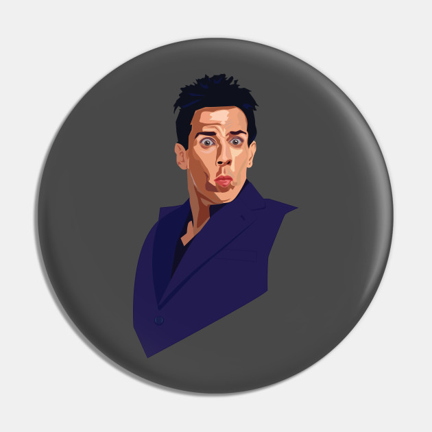 Zoolander Blue Steel Zoolander Pin Teepublic