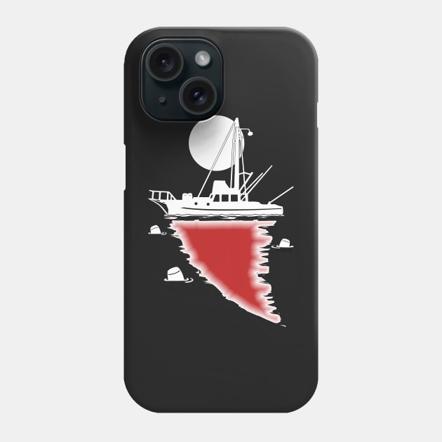 Shark Moonlight Cruise in the Orca Phone Case by drquest