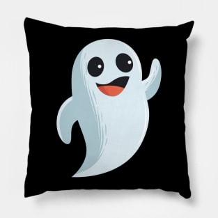 funny cute lovely ghost - Halloween costume Pillow