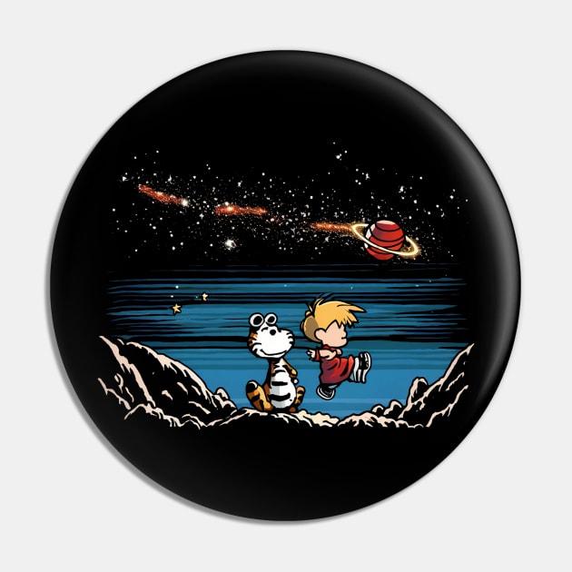 Art  Calvin Lover Gifts Pin by Femme Fantastique