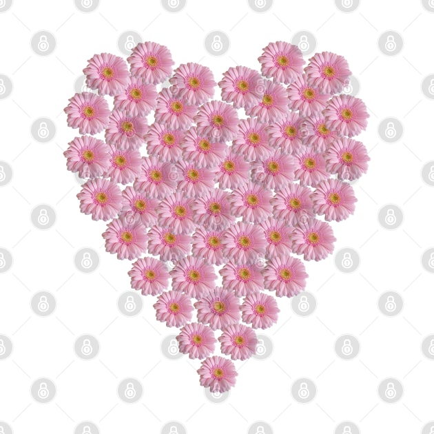 Daisy Heart for Valentines Day by ellenhenryart