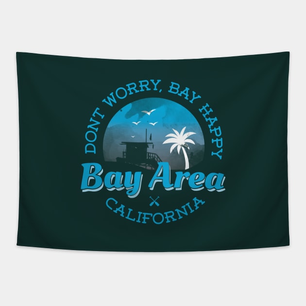 Bay Area California souvenir Tapestry by ICONZ80