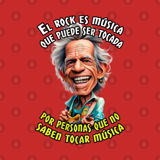 El rock es música que puede ser tocada por personas que no saben tocar música by Henry Drae