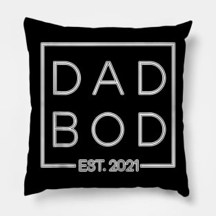 Dad Bod Est 2021 Father'S Day Gym Workout Cheat Day Pillow