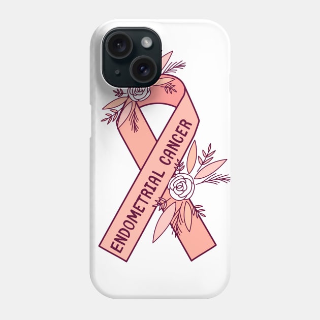 Endometrial Cancer Awareness Phone Case by Sloth Station