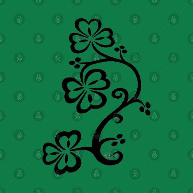 Irish Gravestone Shamrocks by patfish