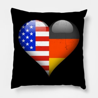 Half American Half German - Gift for German From Germany Pillow