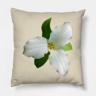 White Trillium Pillow