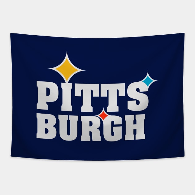 Pittsburgh Football Team Color Tapestry by Toogoo