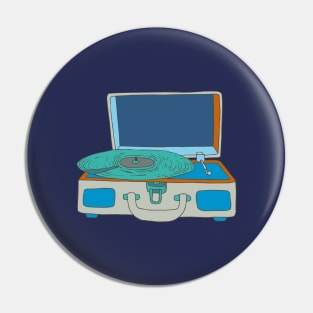 Vinyl record player Pin