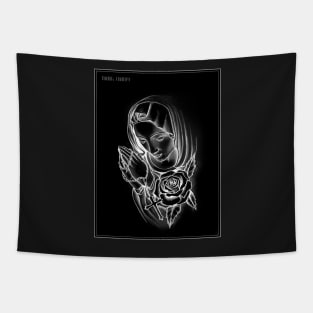 MOTHER MARY NEGATIVE Tapestry