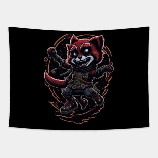 Red Panda Ninja_016 Tapestry