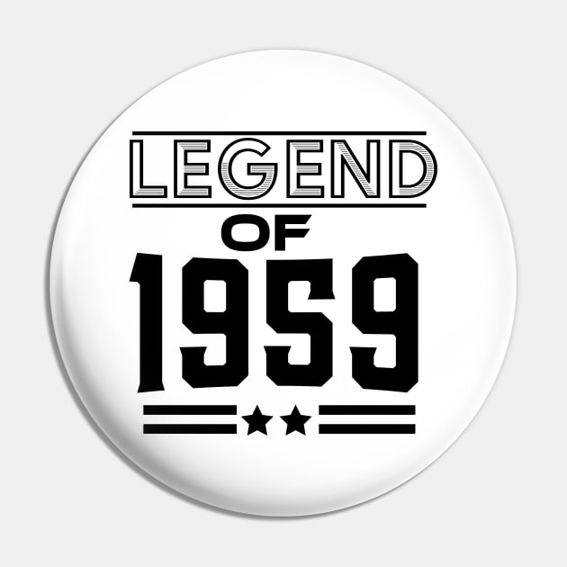 Legend of 1959 Pin by nickemporium1