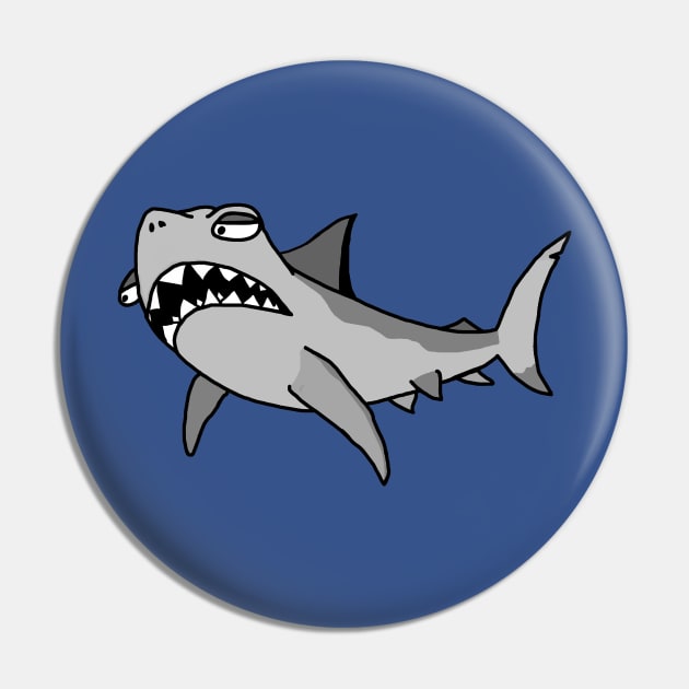 Cartoon Shark Pin by imphavok