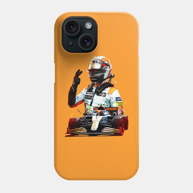 Lando Monaco F1 Phone Case by pxl_g