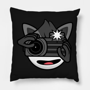 Photography Raccoon Rocky Pillow