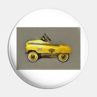 Taxi Cab Pedal Car Pin