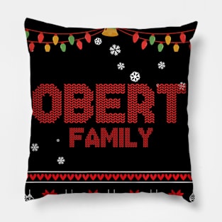 Roberts Family Christmas, Name Xmas , Merry Christmas, Name , Birthday, Middle name Pillow