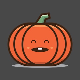 Kawaii Halloween Pumpkin T-Shirt