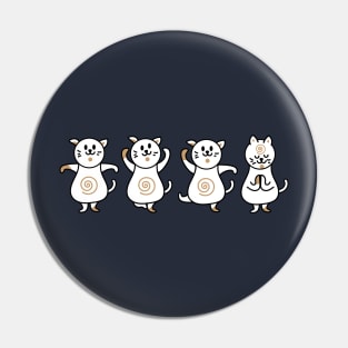 yoga cat Pin